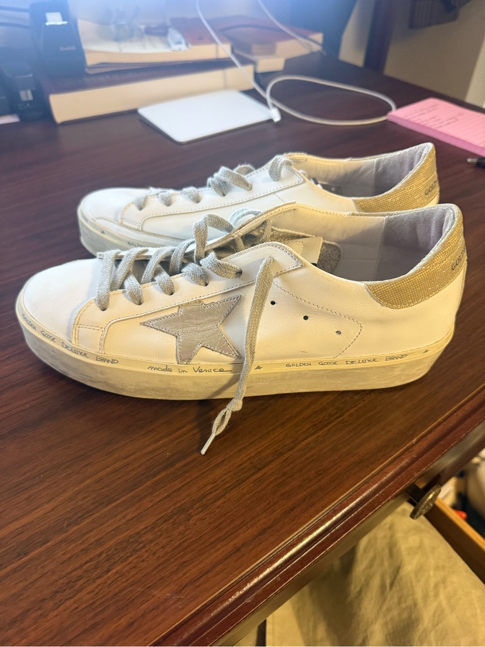 Golden Goose Hi-Stars size EU 41/US 11